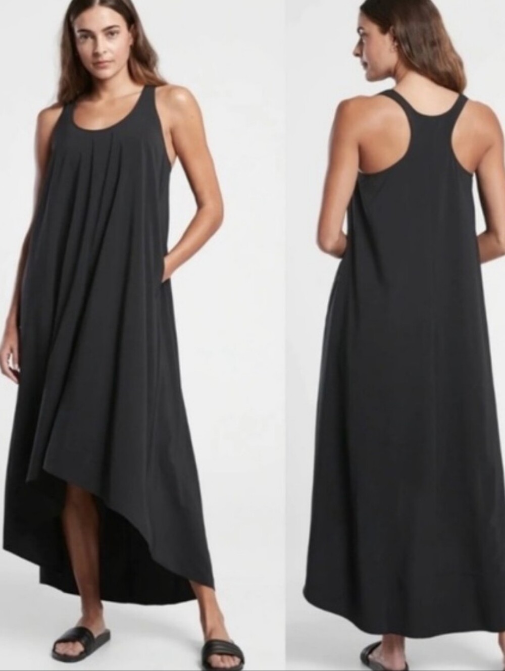 Athleta Presidio Dress - Athletic High Low Midi Dress